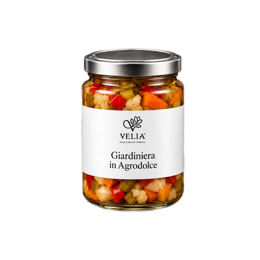 Giardiniera croccante in agrodolce